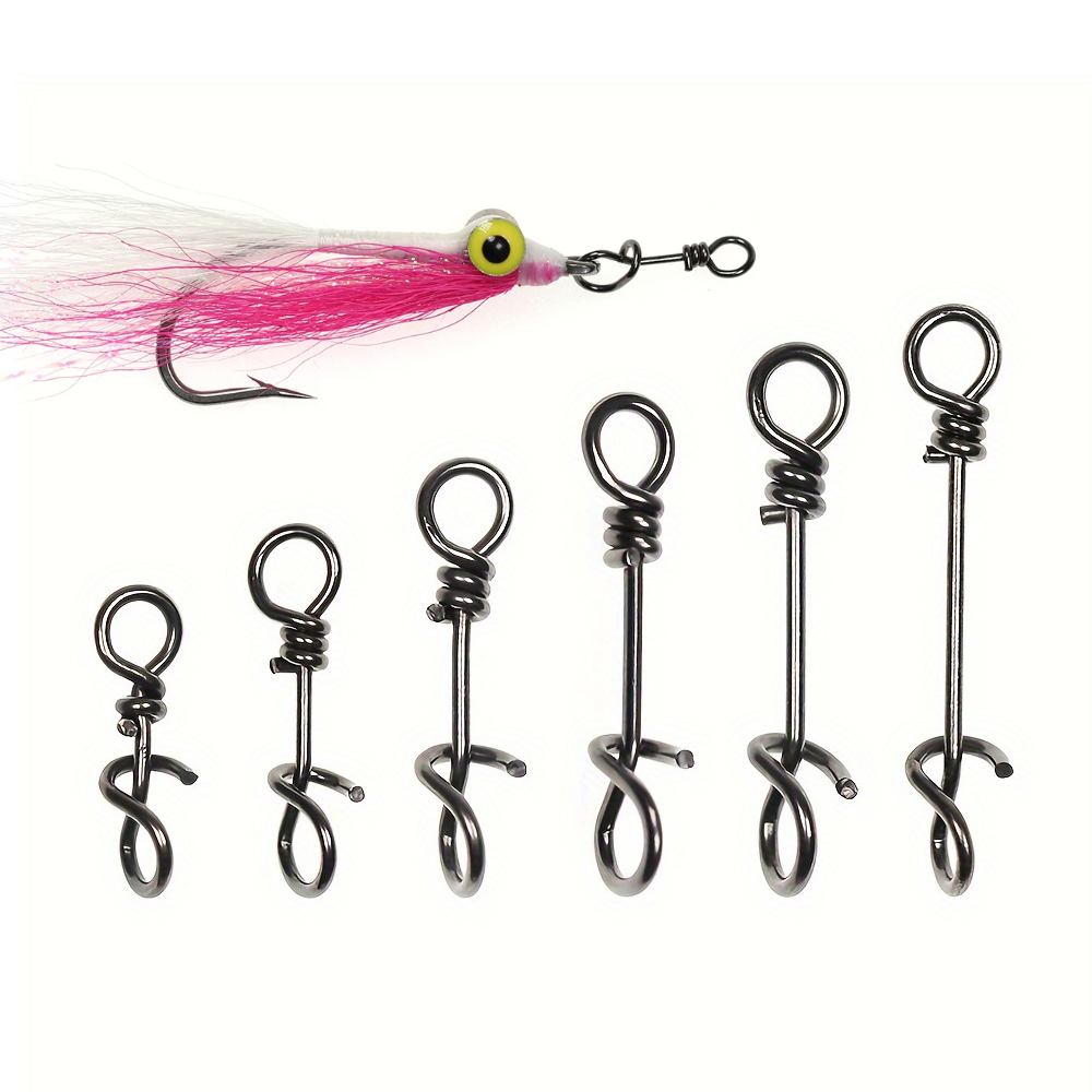 Fishing Lure Accessories - 50 قطعة مشابك زنبركية للصيد من