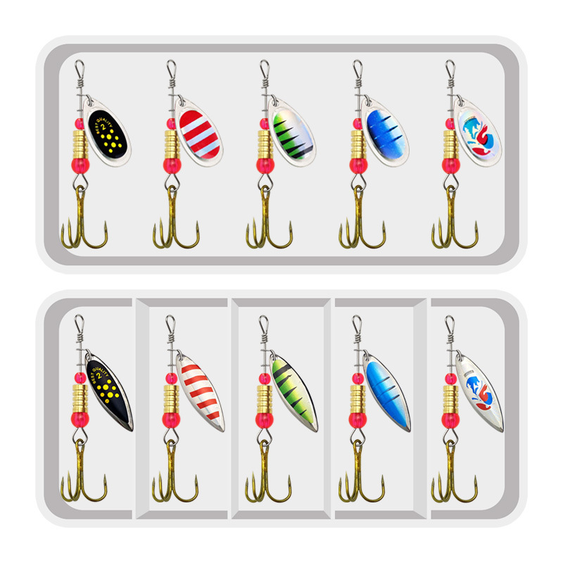 Fishing Lure Spinnerbait - الصيد إغراء سبينر دوران ملاعق 10
