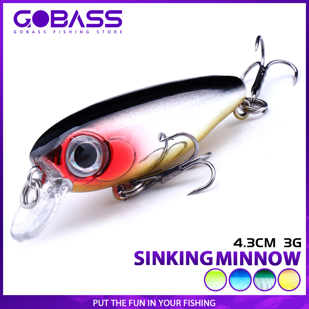 Fishing Lure Jerkbait - GOBASS أسماك صغيرة الصيد السحر Wobblers