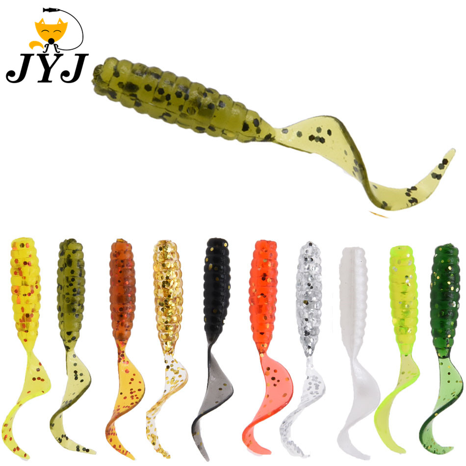 Fishing Lure Soft Plastic - 20 أو 30 قطعة من طُعم