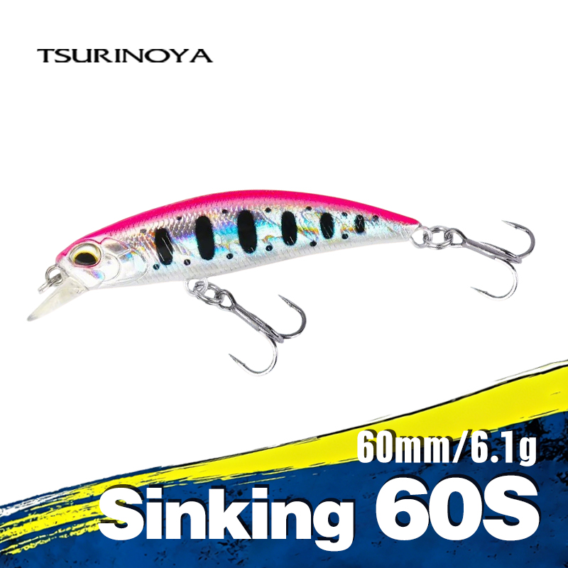 Fishing Lure Jerkbait - TSURINOYA غرق البلمة 60S الصيد إغراء