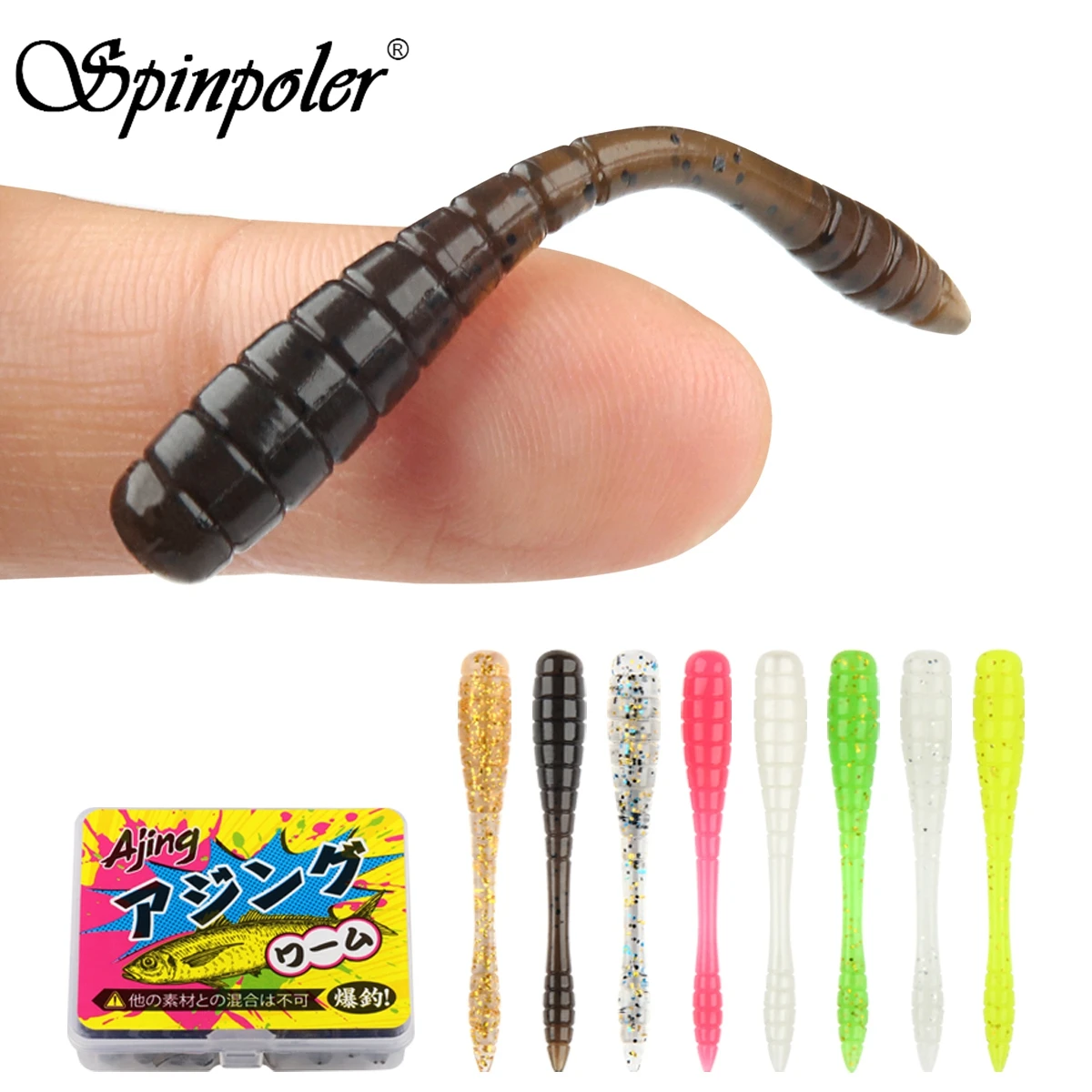 Fishing Lure Topwater - Spinpoler TPR Ajing طعوم لينة الطعم