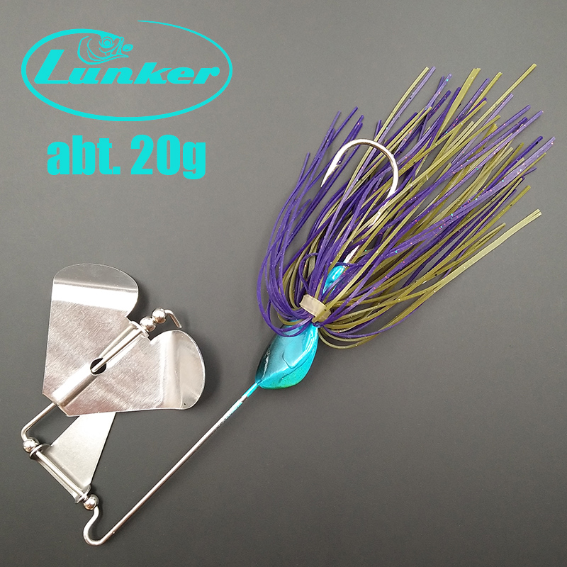 Fishing Lure Blade Bait - Wusanban Lunker Spinner الطعوم الصعبة الصيد