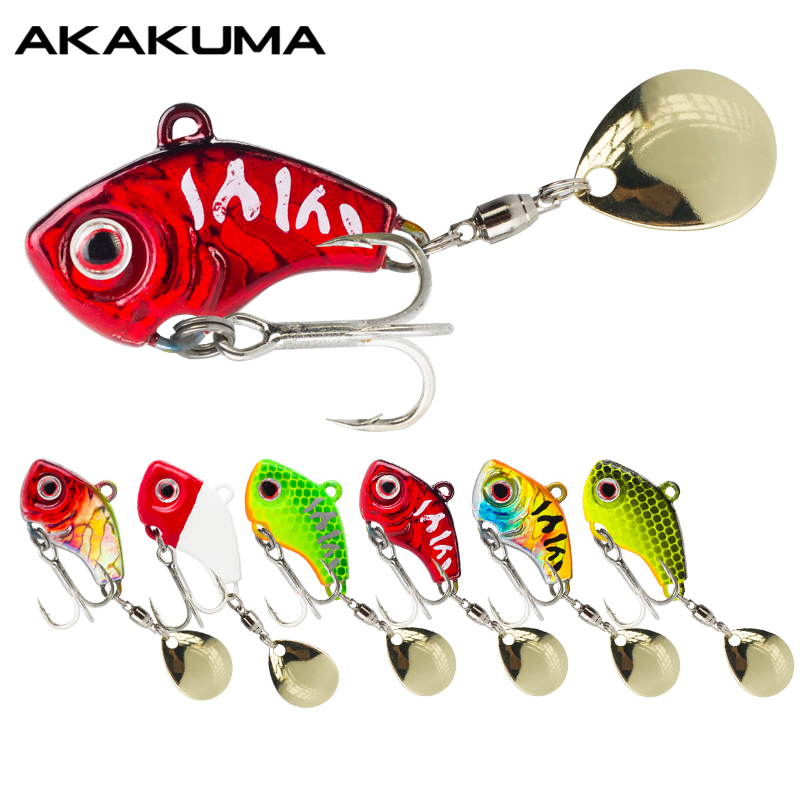 Fishing Lure Spinnerbait - 6 قطع طُعم صيد معدني دوار