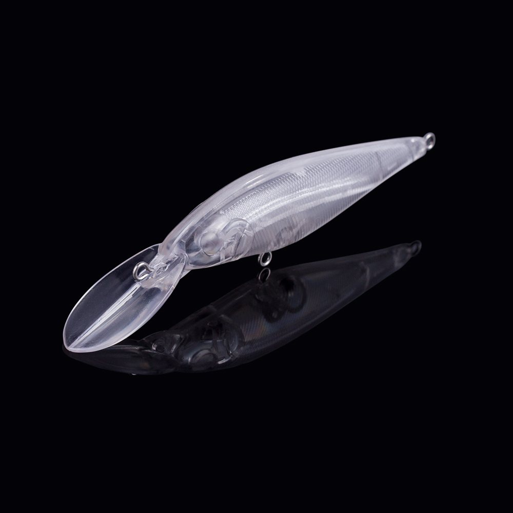 Fishing Lure Jerkbait - Hanlin-غير مطلي الفراغات cranbait ، البلاستيك