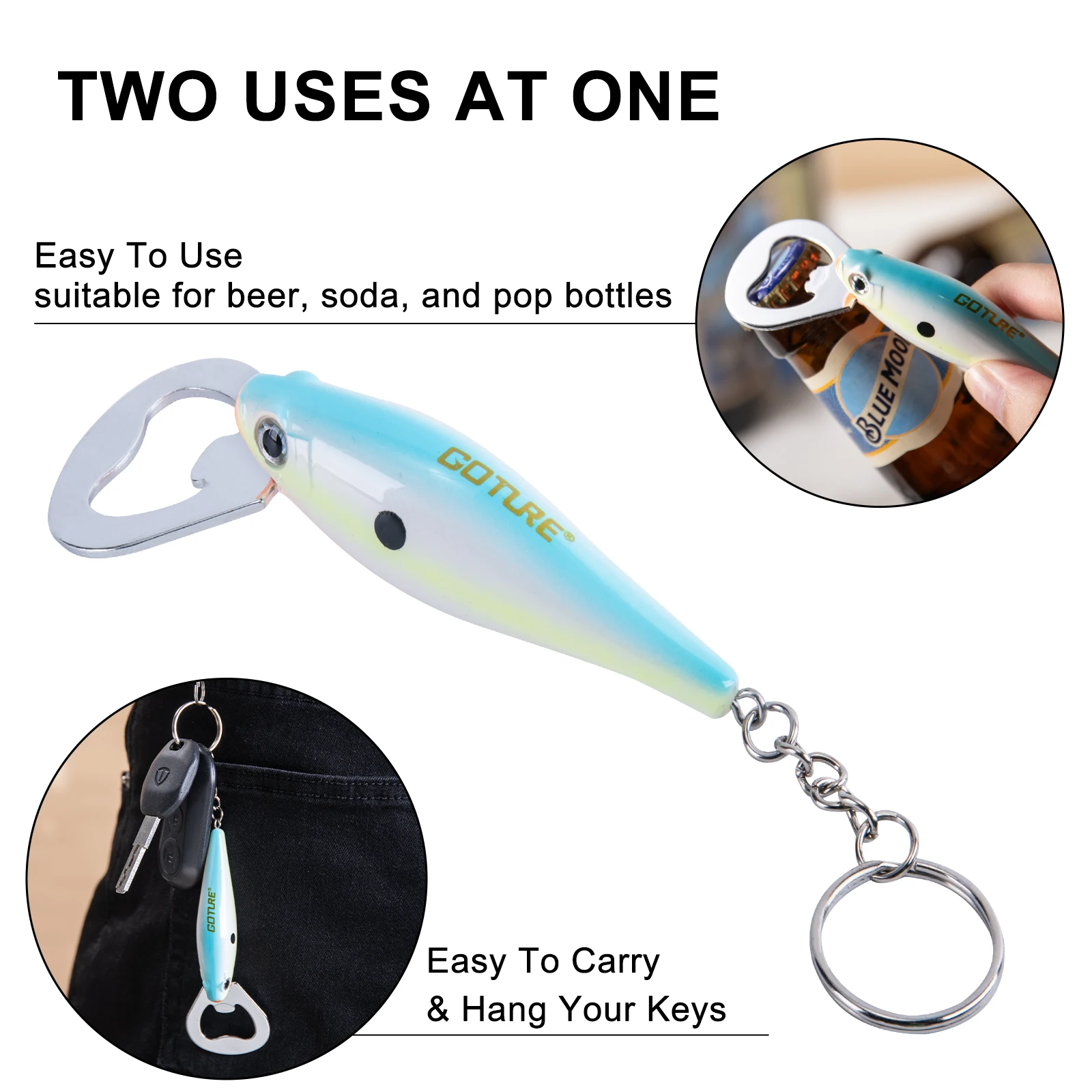 Goture 1 قطعة الصيد إغراء فتاح - مراجعة Fishing Lure Kit وسعره