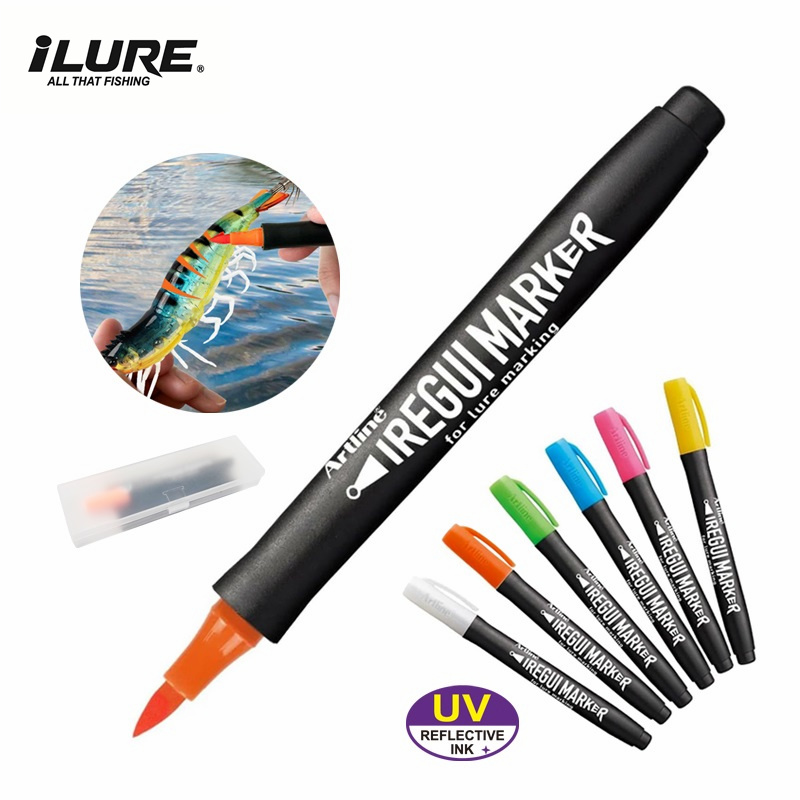 أداة صيد جديدة: قلم طلاء فلورس - مراجعة Fishing Lure Kit وسعره