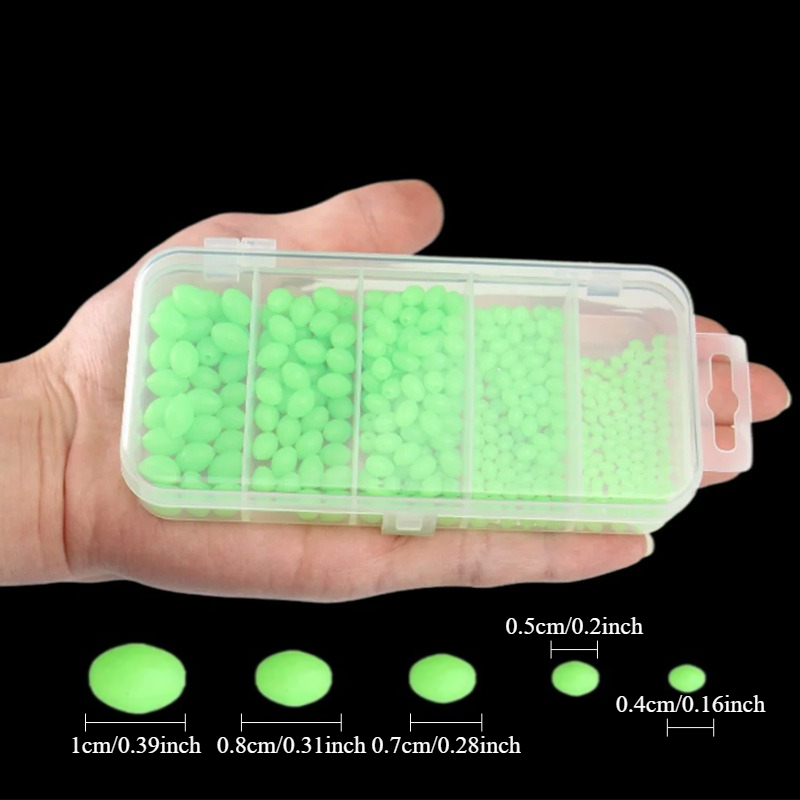 Ackibbik 375 قطعة/صندوق مضيئة  - مراجعة Fishing Lure Soft Plastic وسعره
