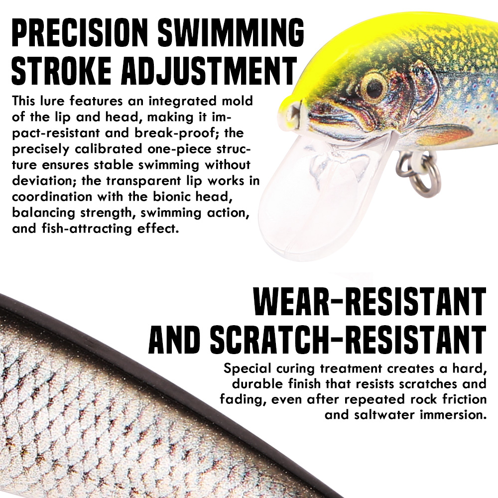 طُعم صيد السمك B&U المينو الغا - مراجعة Fishing Lure Swimbait وسعره