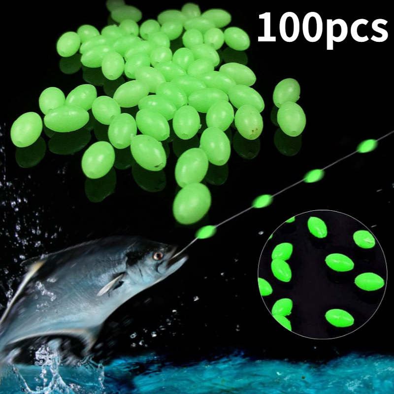 100 قطعة/الوحدة البيضاوي ليلة  - مراجعة Fishing Lure Topwater وسعره