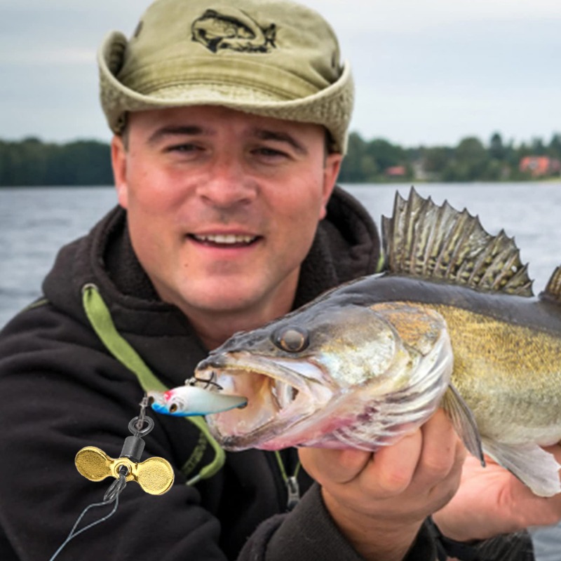 شفرات دوارة لصيد الأسماك، شفرا - مراجعة Fishing Lure Spinnerbait وسعره