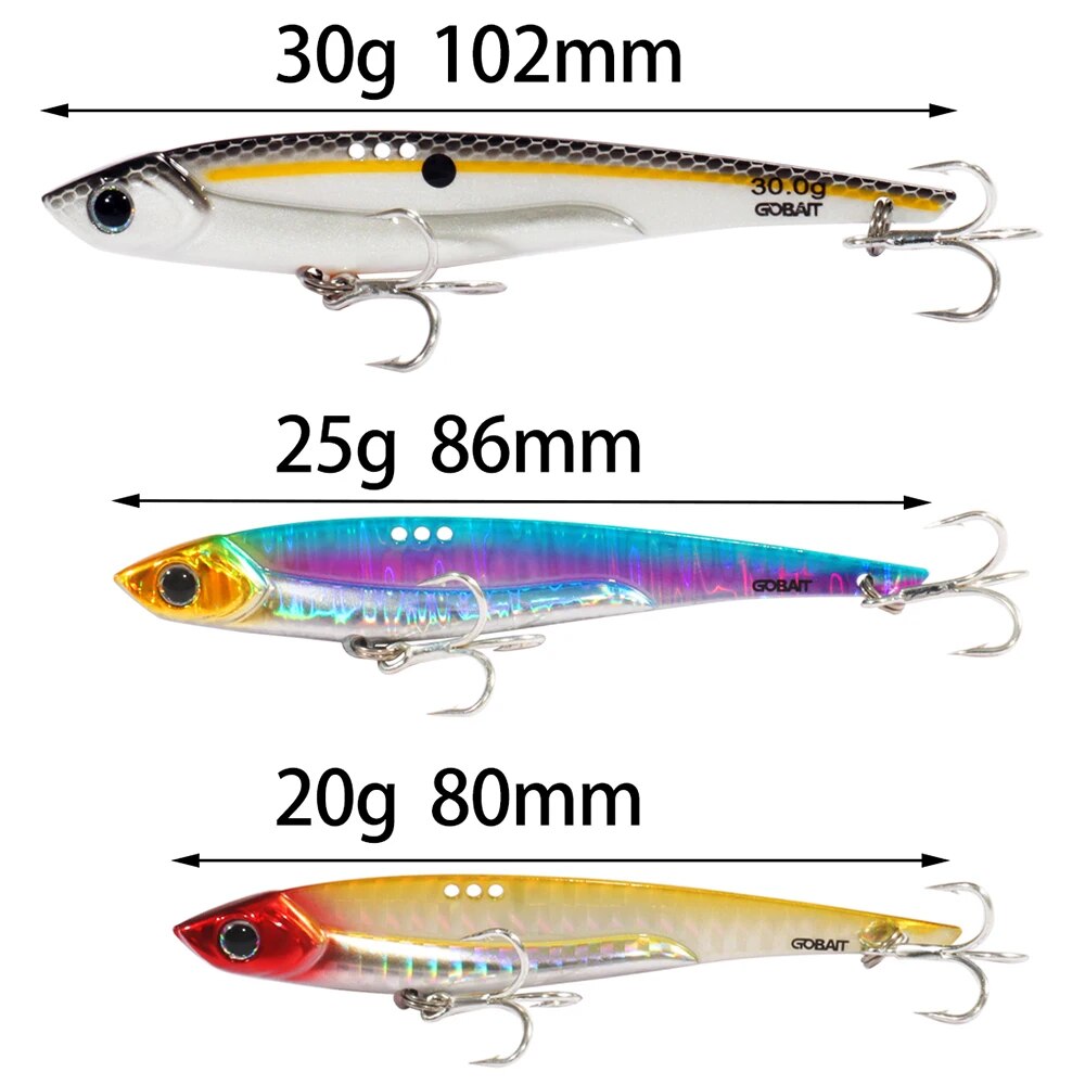 GOBAIT VIB الصيد إغراء 20 جرام - مراجعة Fishing Lure Blade Bait وسعره