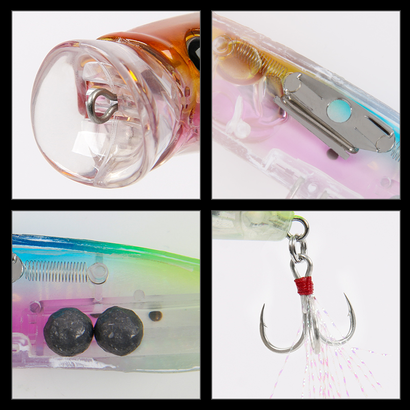 LETOYO 9.6 جرام/18 جرام العائم - مراجعة Fishing Lure Popper وسعره