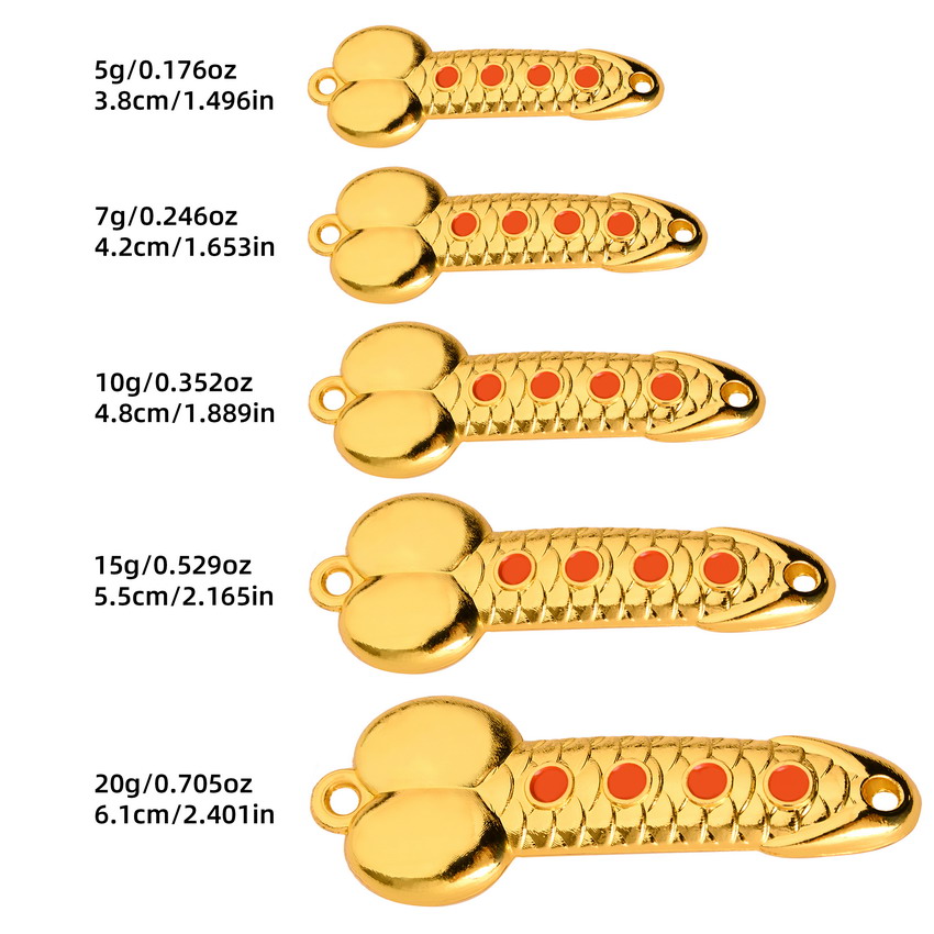 ملعقة معدنية على شكل قضيب طعوم - مراجعة Fishing Lure Spinnerbait وسعره