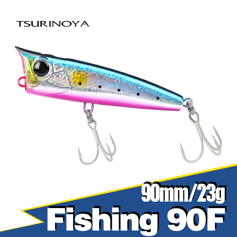TSURINOYA 90 مللي متر 23 جرام  - مراجعة Fishing Lure Popper وسعره