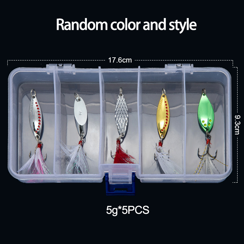 ملعقة معدنية سبينر الصيد إغراء - مراجعة Fishing Lure Spinnerbait وسعره