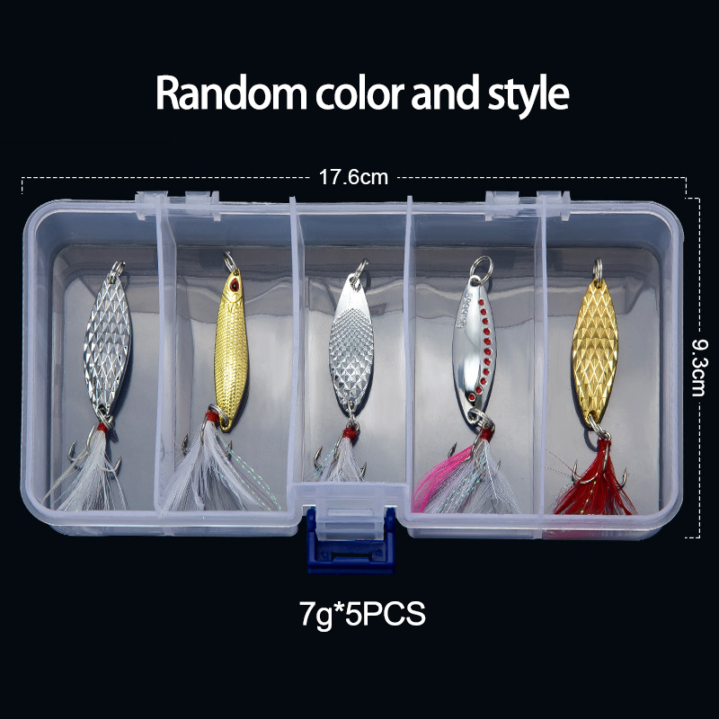 ملعقة معدنية سبينر الصيد إغراء - مراجعة Fishing Lure Spinnerbait وسعره