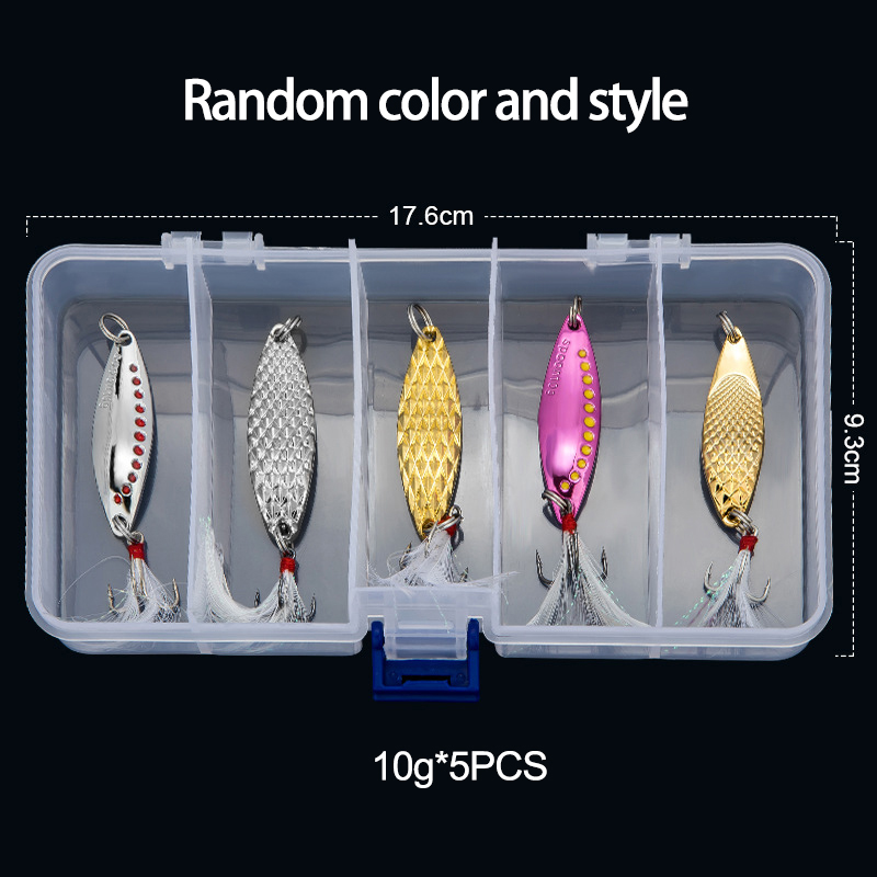 ملعقة معدنية سبينر الصيد إغراء - مراجعة Fishing Lure Spinnerbait وسعره