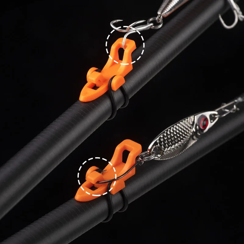 حامل خطاف صيد السمك مع 3 حلقات - مراجعة Fishing Lure Accessories وسعره