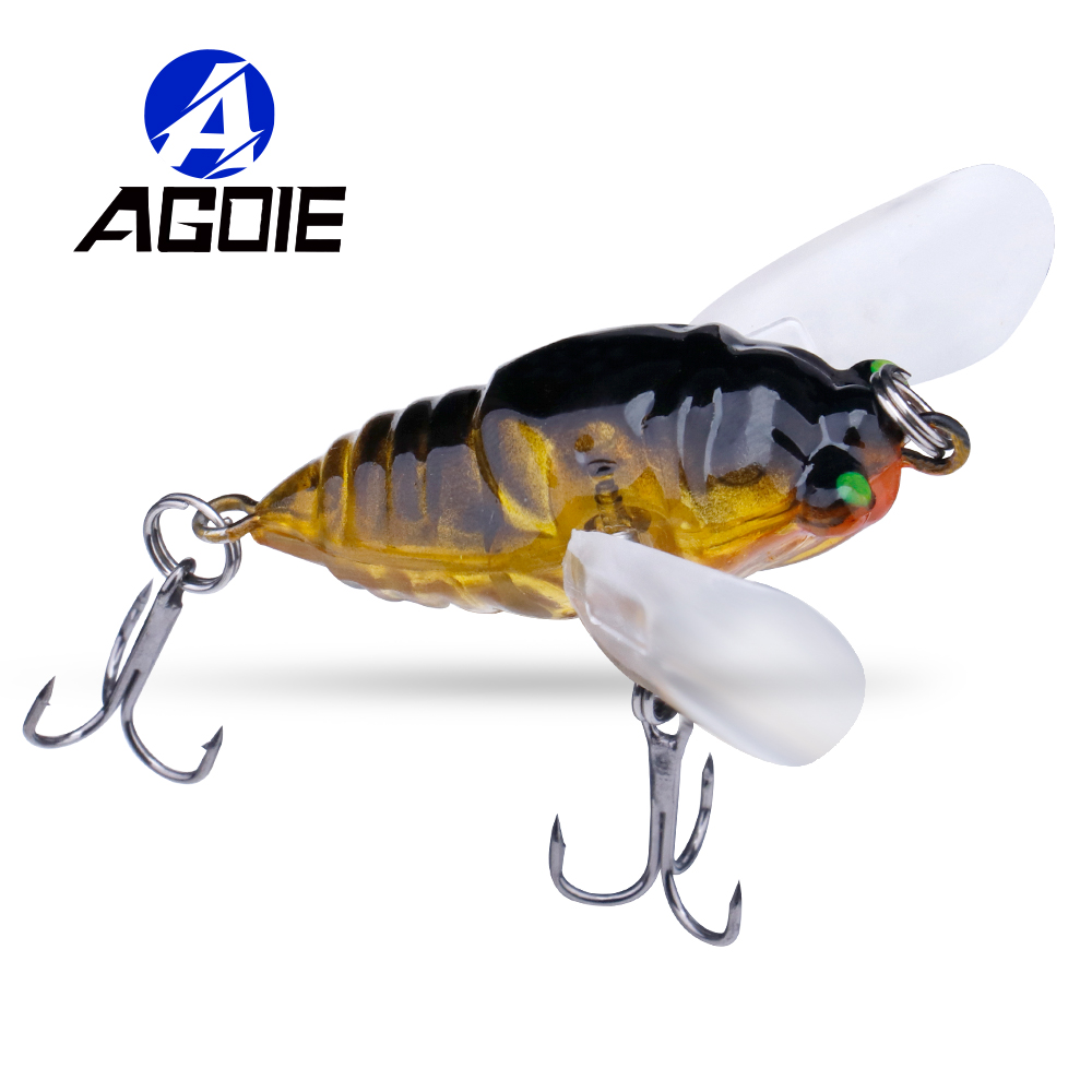 Agoie-إغراء بوبر بأجنحة ، طعم  - مراجعة Fishing Lure Popper وسعره