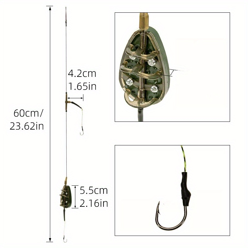 1 قطعة مجموعة تغذية صيد سمك ال - مراجعة Fishing Lure Kit وسعره