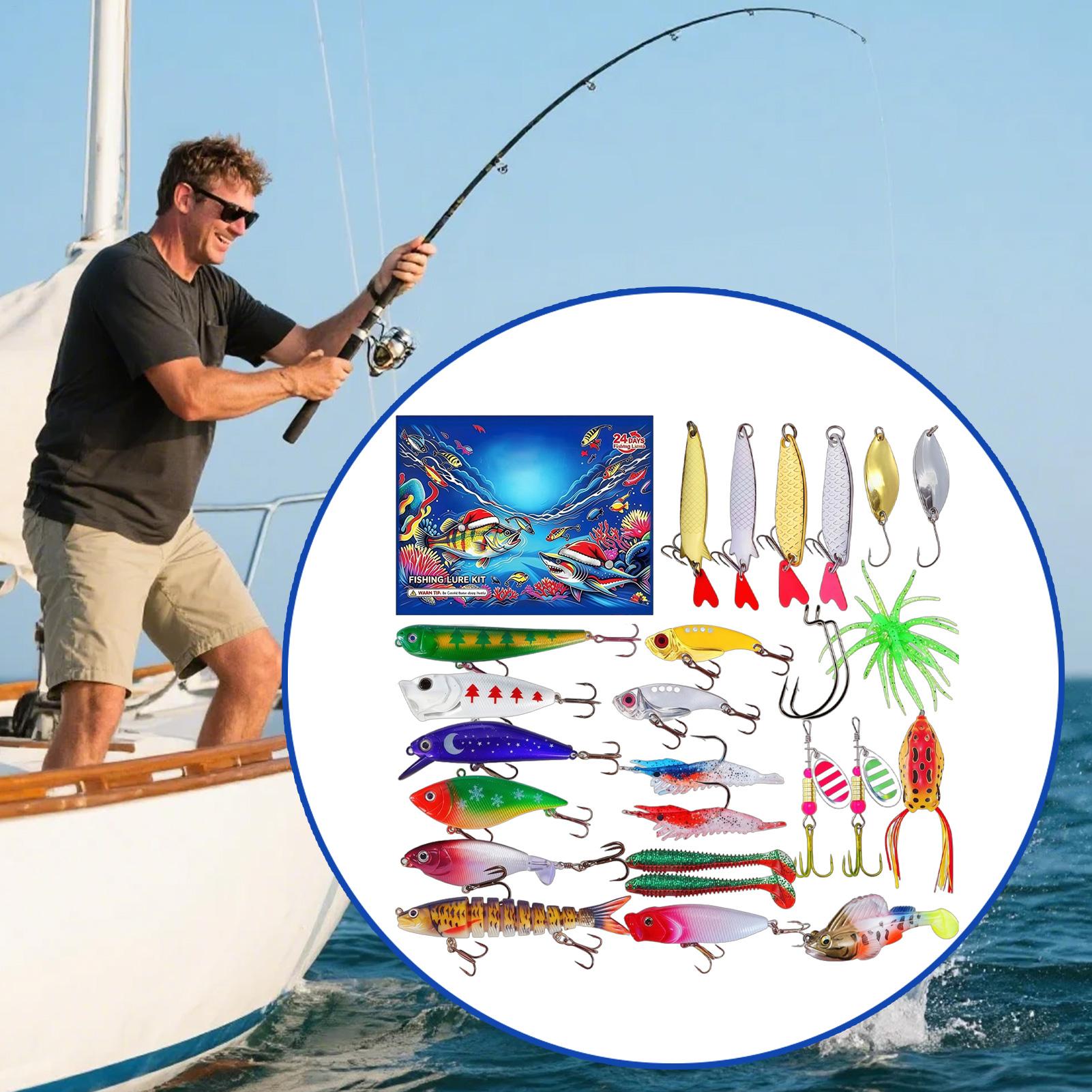 تقويم عد تنازلي لعيد الميلاد 2 - مراجعة Fishing Lure Kit وسعره