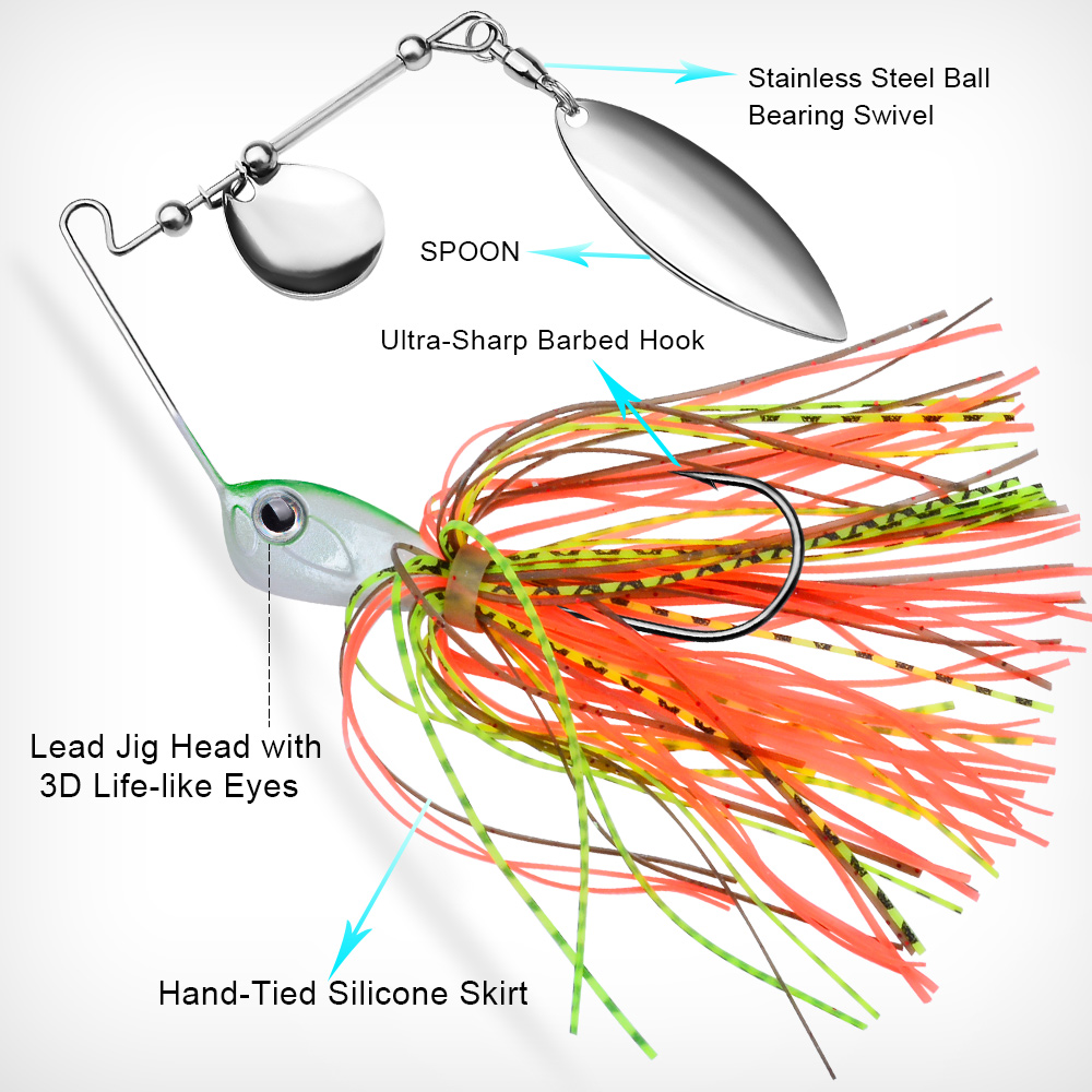 بروبيروس 10/14 جرام طعم صيد دو - مراجعة Fishing Lure Blade Bait وسعره