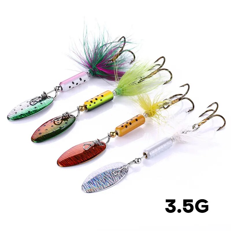 المعادن VIB السحر 1 قطعة 3.5 ج - مراجعة Fishing Lure Spoon وسعره