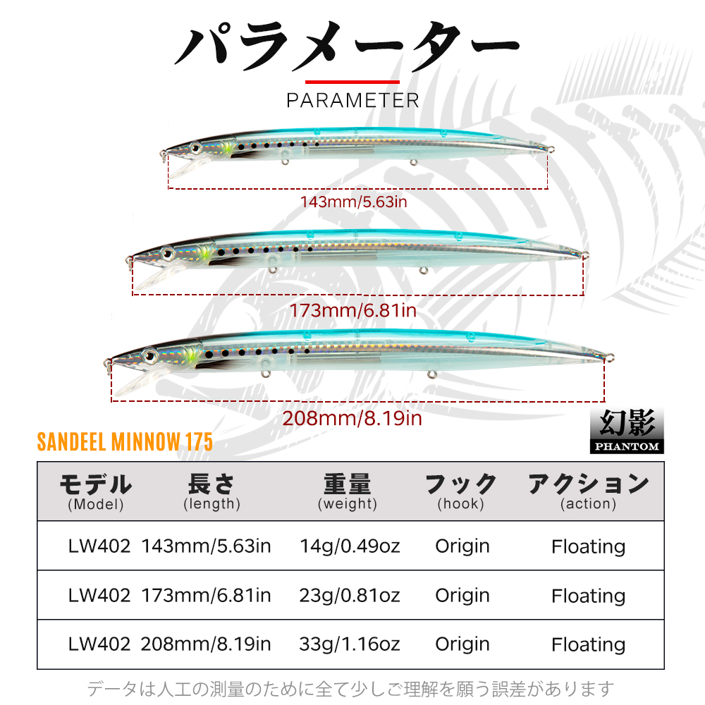 Hunthouse Sandeel أسماك السحر  - مراجعة Fishing Lure Jerkbait وسعره