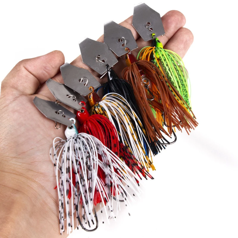 6 قطعة/المجموعة Chatterbait ال - مراجعة Fishing Lure Buzzbait وسعره