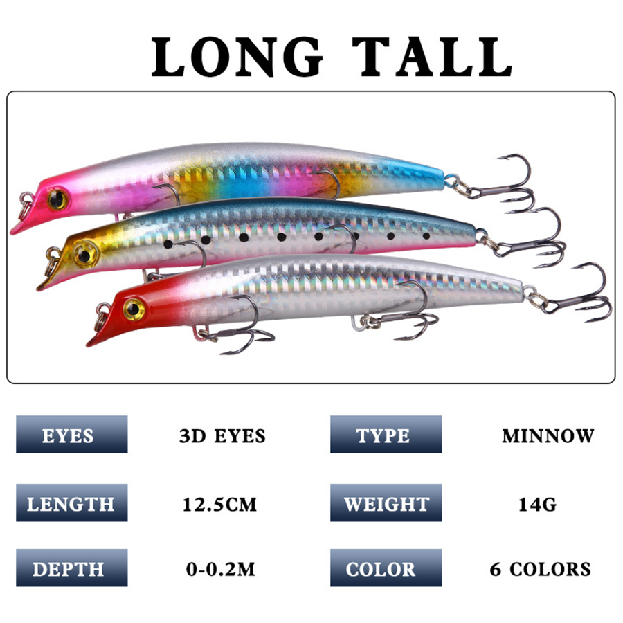 6 قطعة كرانكبيتس الصيد السحر ا - مراجعة Fishing Lure Popper وسعره