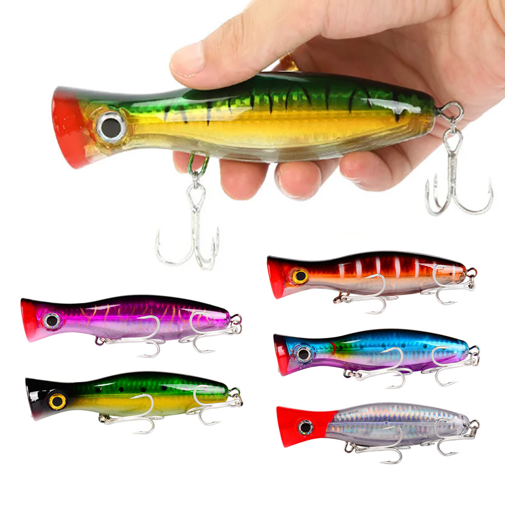 طعم صيد صناعي صلب من PROBEROS، - مراجعة Fishing Lure Popper وسعره
