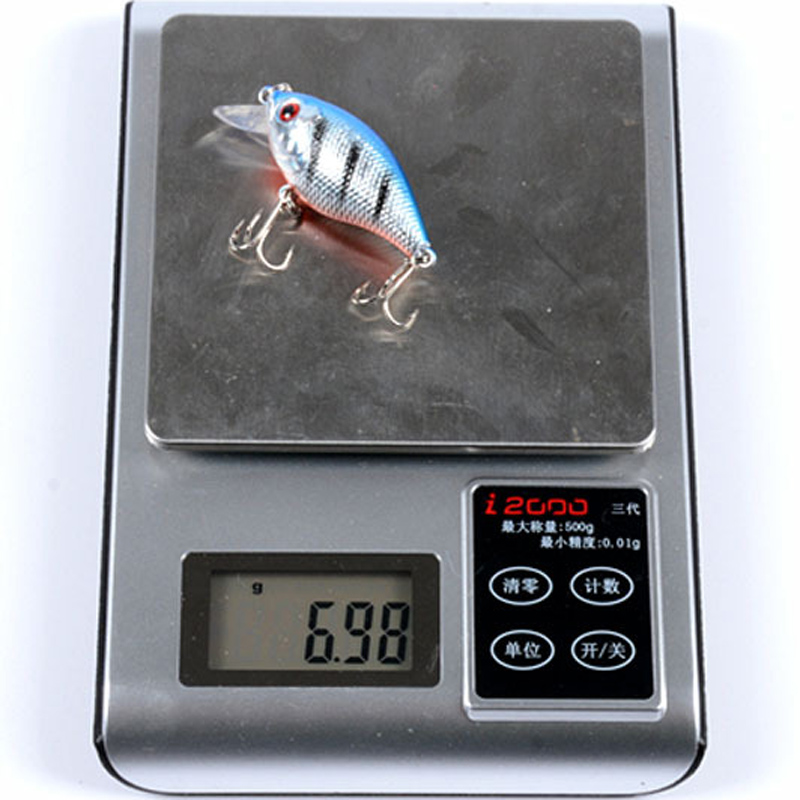 1 قطعة Wobblers جودة كرانكبيت  - مراجعة Fishing Lure Crankbait وسعره