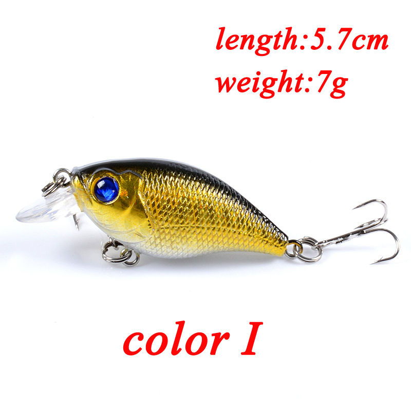 1 قطعة Wobblers جودة كرانكبيت  - مراجعة Fishing Lure Crankbait وسعره
