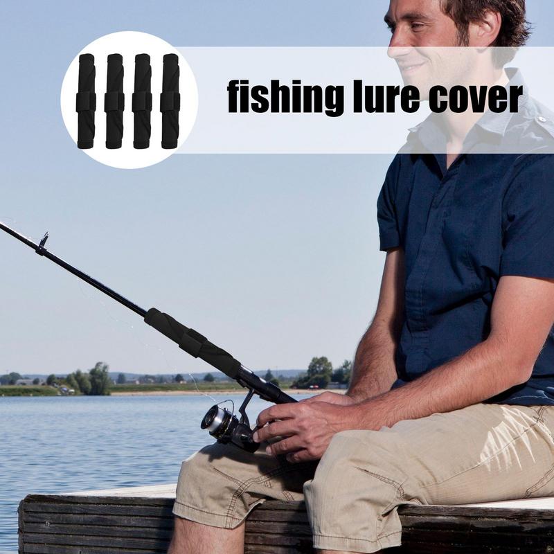 4 قطعة غطاء خطاف الصيد ترقية أ - مراجعة Fishing Lure Kit وسعره