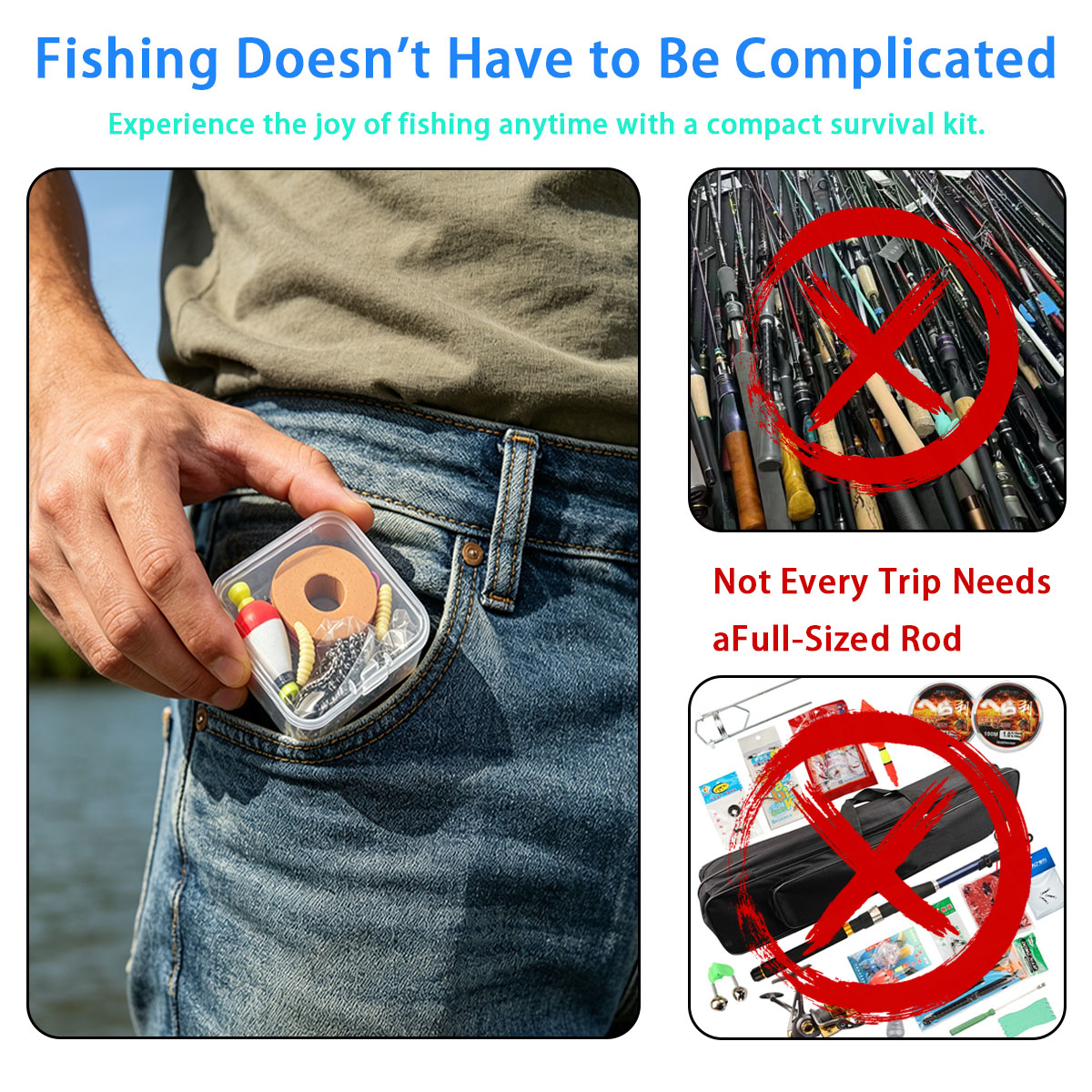 مجموعة أدوات صيد السمك المحمول - مراجعة Fishing Lure Kit وسعره