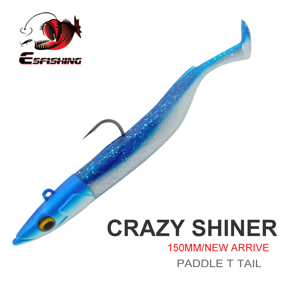 ESFISHING طعم صيد ناعم، طعم سب - مراجعة Fishing Lure Swimbait وسعره