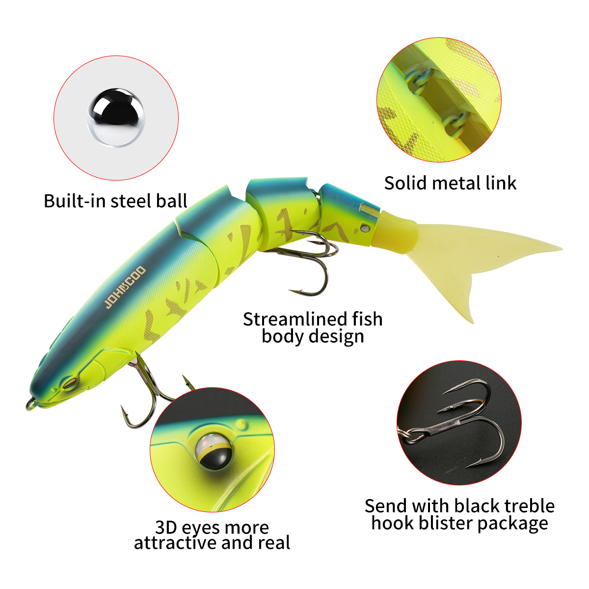 جونكو صوتها الصيد إغراء 25 سنت - مراجعة Fishing Lure Popper وسعره