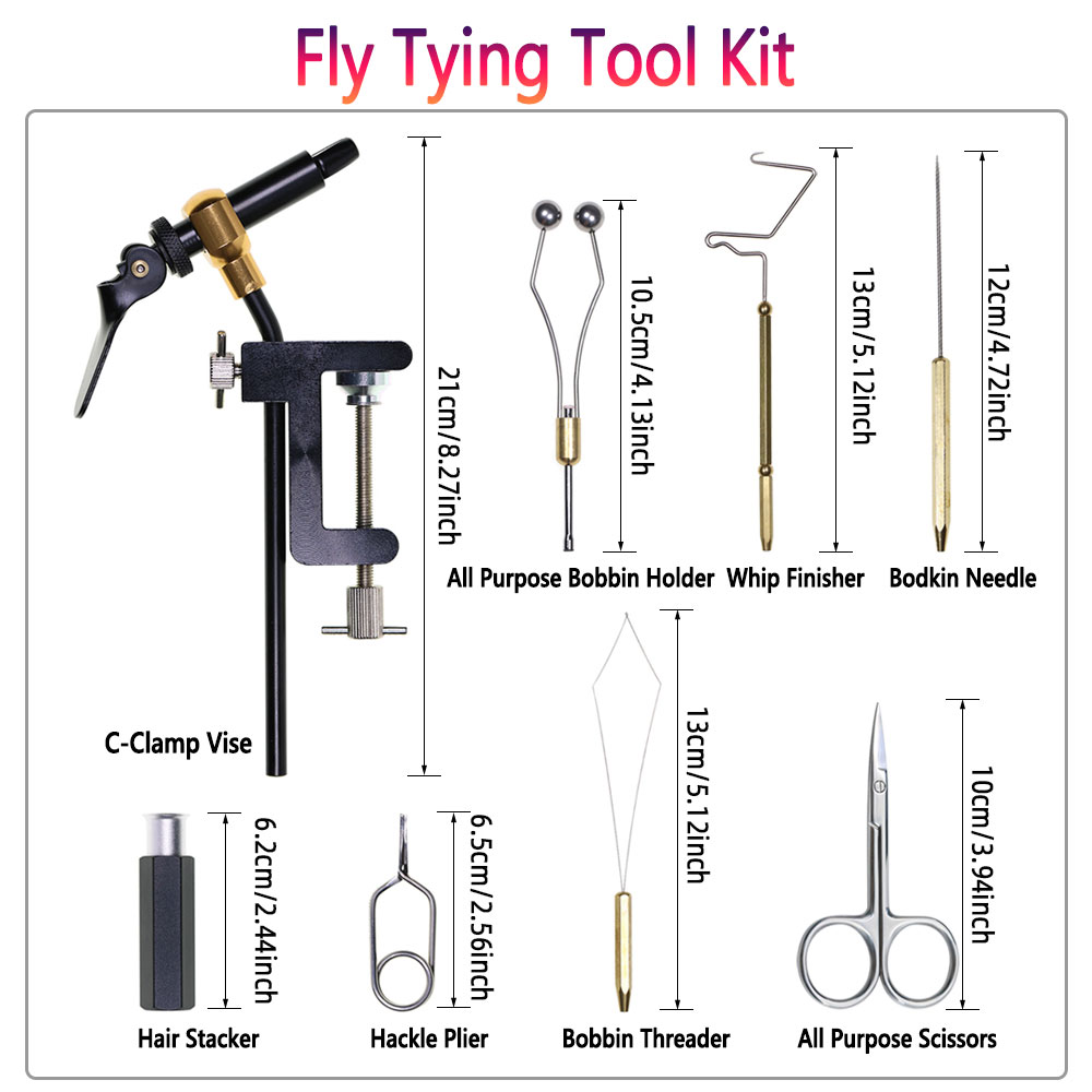 طقم أدوات صيد بالذباب من 8 قطع - مراجعة Fishing Lure Making Kit وسعره