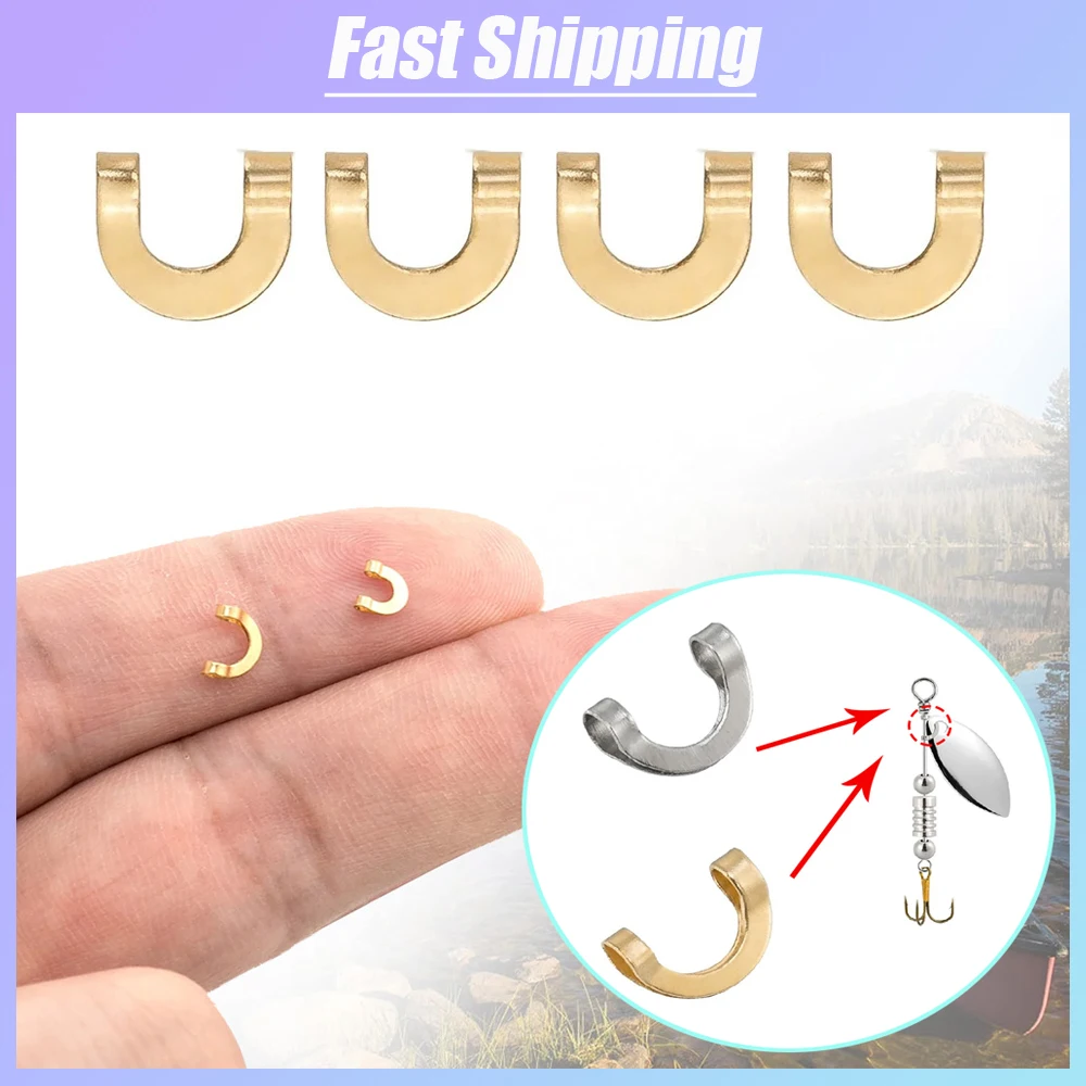100 قطعة الصيد U على شكل مقاطع - مراجعة Fishing Lure Spinnerbait وسعره