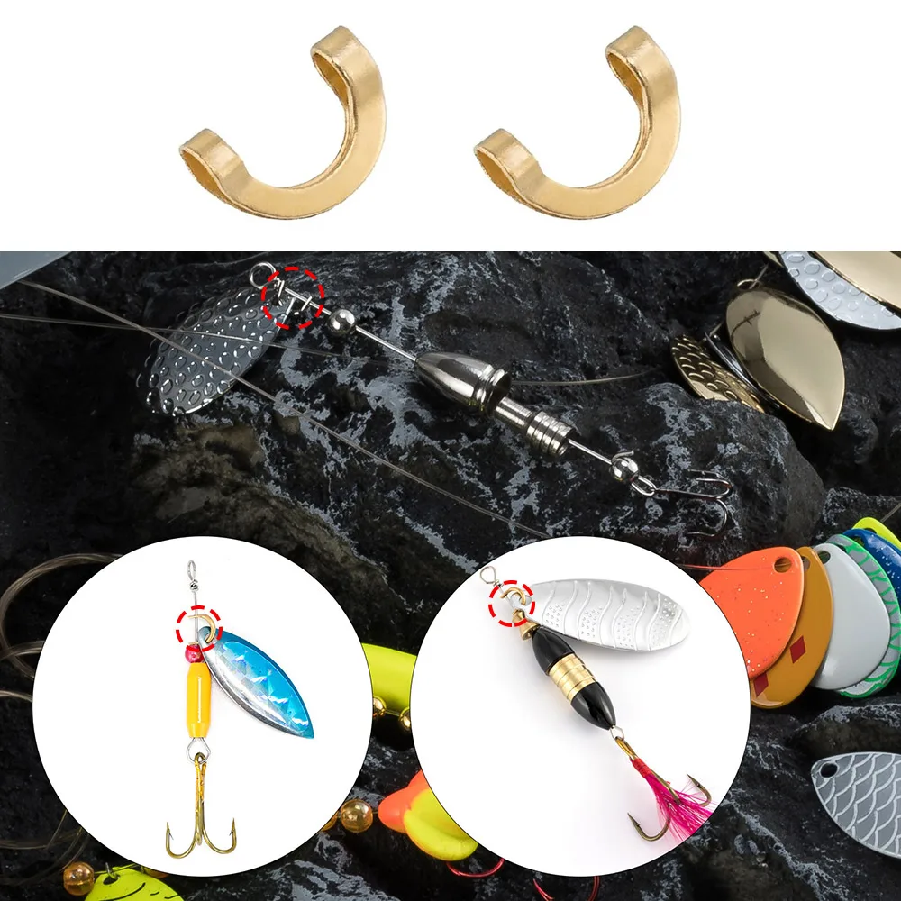 100 قطعة الصيد U على شكل مقاطع - مراجعة Fishing Lure Spinnerbait وسعره